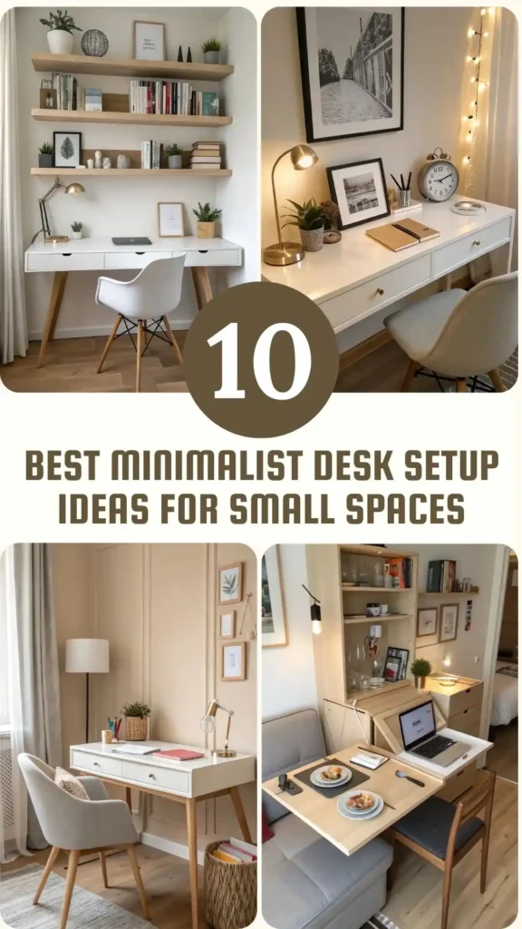 minimalist desk setup ideas