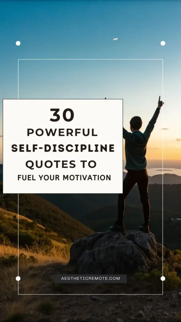 30 Powerful Self-Discipline Quotes to Fuel Your Motivation