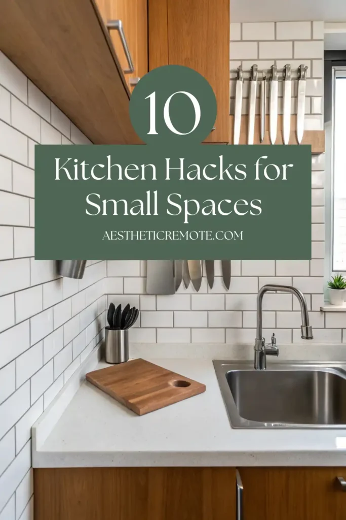 Small Apartment Kitchen Design Hacks