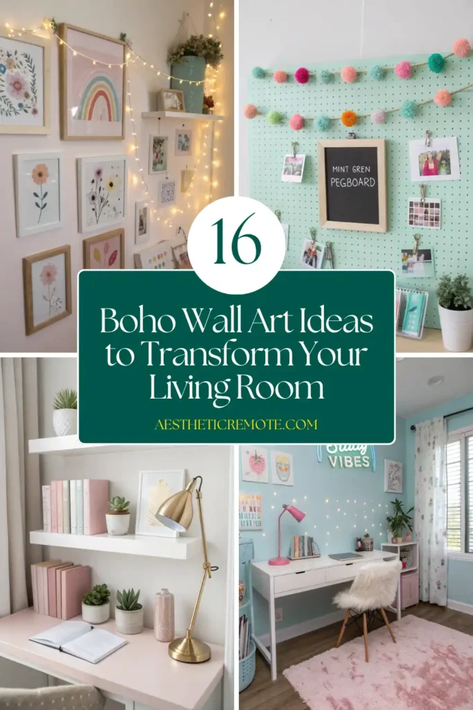 16 Best Boho Wall Art Ideas for the Living Room You’ll Love in 2025